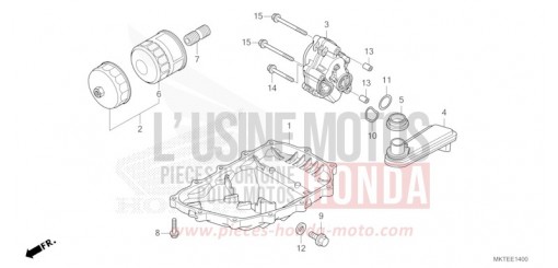 OIL PAN/OIL PUMP ADV750S de 2025